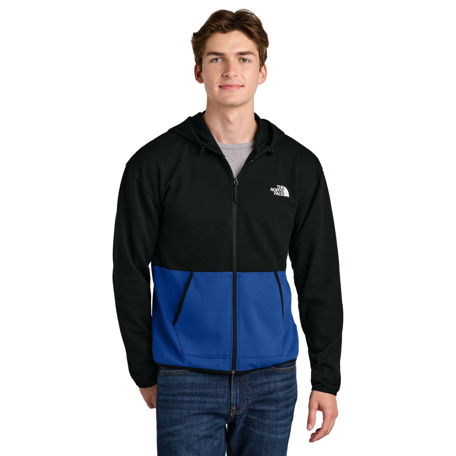The North Face-The North Face® Double-Knit Full-Zip Hoodie NF0A8BUS-MedTech-5